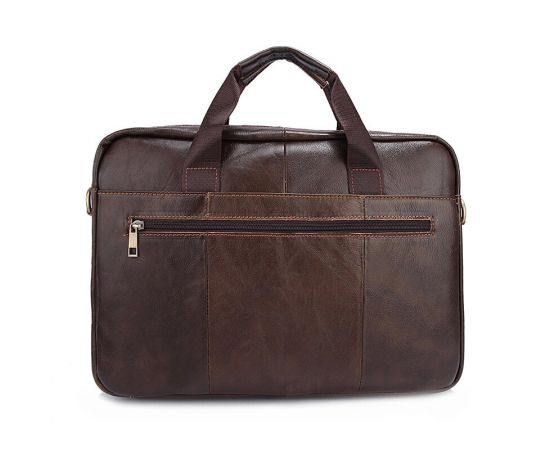 موضة جديدة جلد طبيعي العلامة التجارية الشهيرة الرجال حقيبة 14 بوصة حقيبة كمبيوتر محمول التجارية عبر الجسم حقيبة كتف N072